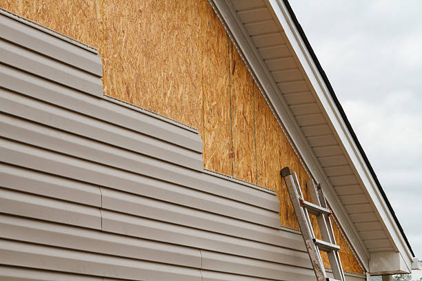 Professional Storm Damage Siding Repair technician working in Wayne, OH